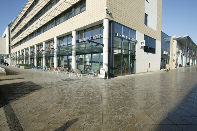 Occupied units at The Water Gardens, Harlow